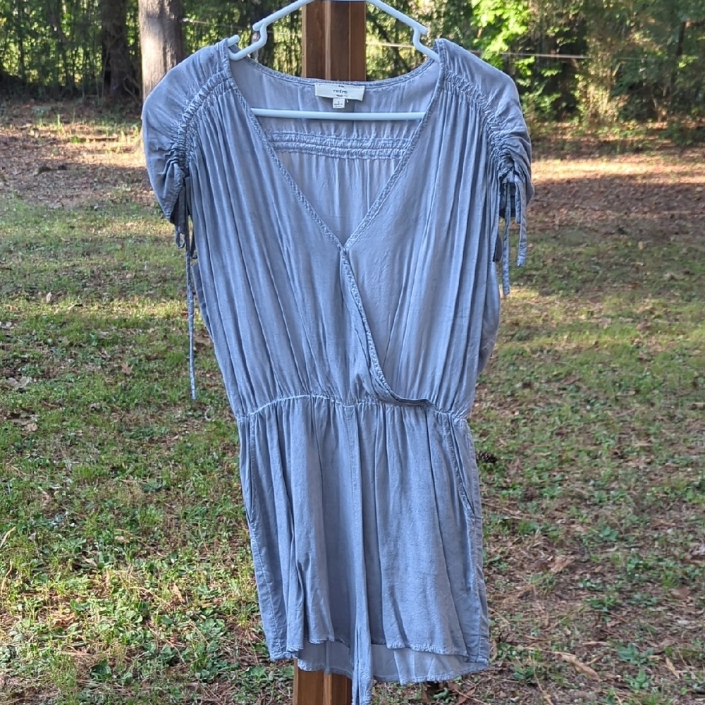 Entro Women's Light Blue Romper